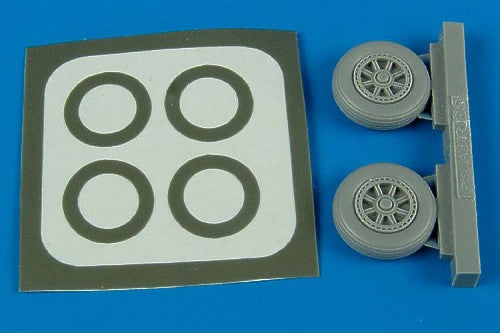 Aires AIRE7208 1:72 Grumman TBM Avenger wheels and paint masks