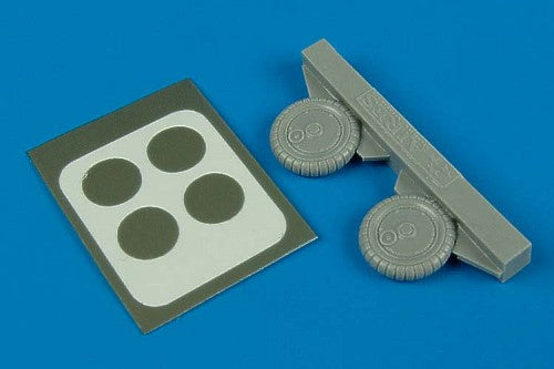 Aires AIRE7233 1:72 Messerschmitt Bf-109G-6 wheels and paint masks