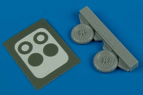 Aires AIRE7245 1:72 Messerschmitt Bf-109E/Bf-109F wheels