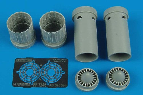 Aires AIRE7246 1:72 F-4E, F-4F, F-4G, F-4J, F-4S Phantom exhaust nozzles