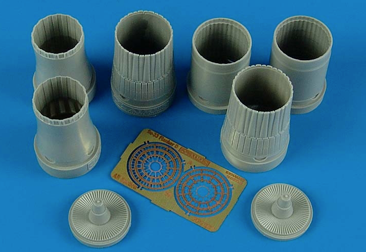 Aires AIRE7267 1:72 Sukhoi Su-33 Flanker D exhaust nozzles