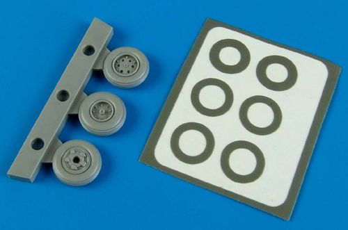 Aires AIRE7290 1:72 McDonnell-Douglas AV-8B Harrier II wheels & paint masks