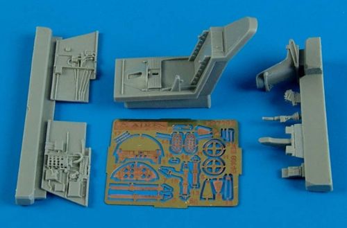 Aires AIRE7292 1:72 Messerschmitt Bf-109E-3/Bf-109E-4 cockpit set