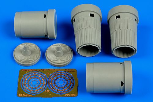 Aires AIRE7320 1:72 Sukhoi Su-27SM Flanker B exhaust nozzles