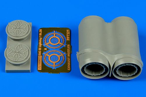 Aires AIRE7321 1:72 BAC/EE Lightning F.2A/F.6 exhaust nozzles