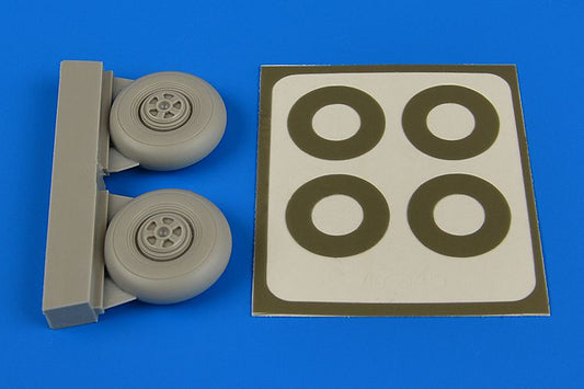 Aires AIRE7346 1:72 Bristol Beaufighter Mk.X wheels