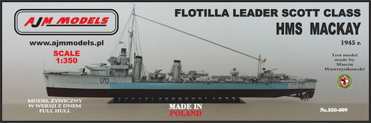 AJM Models AJM350-009 1:350 H.M.S
