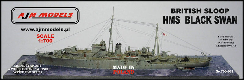 AJM Models AJM700-021 1:700 H.M.S