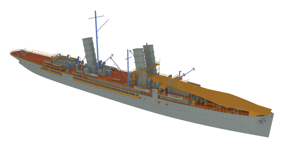AJM Models AJM700-029 1:700 H.M.S