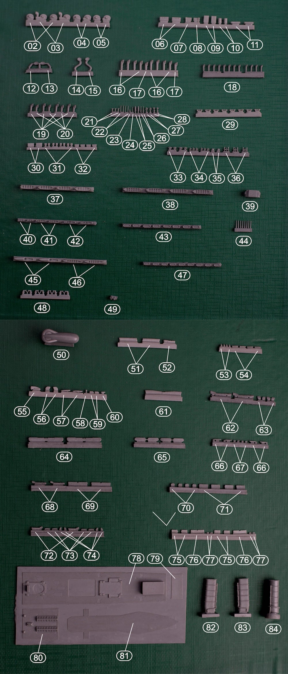 AJM Models AJM700-029 1:700 H.M.S