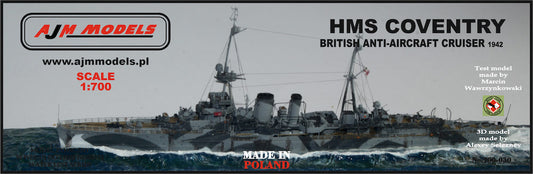 AJM Models AJM700-030 1:700 H.M.S