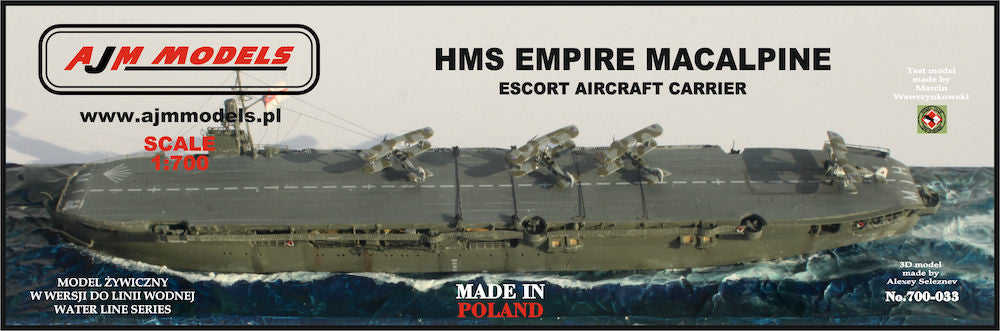 AJM Models AJM700-033 1:700 H.M.S