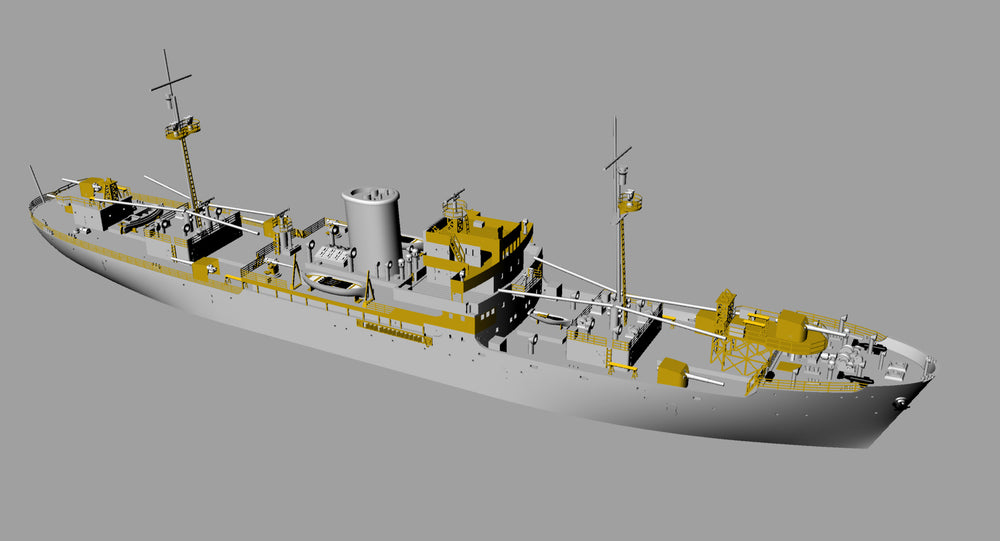 AJM Models AJM700-035 1:700 Charles Plumier French Auxiliary Cruiser