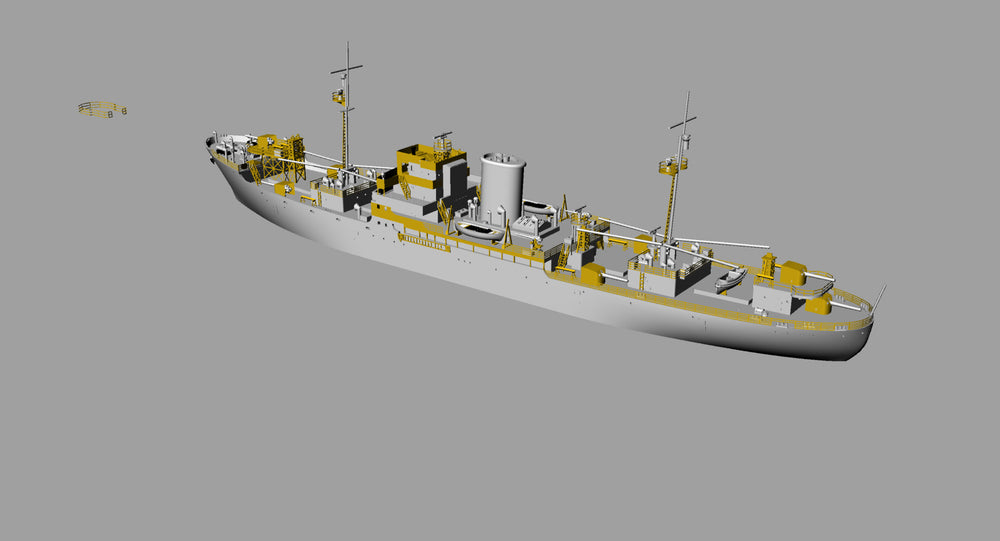 AJM Models AJM700-035 1:700 Charles Plumier French Auxiliary Cruiser