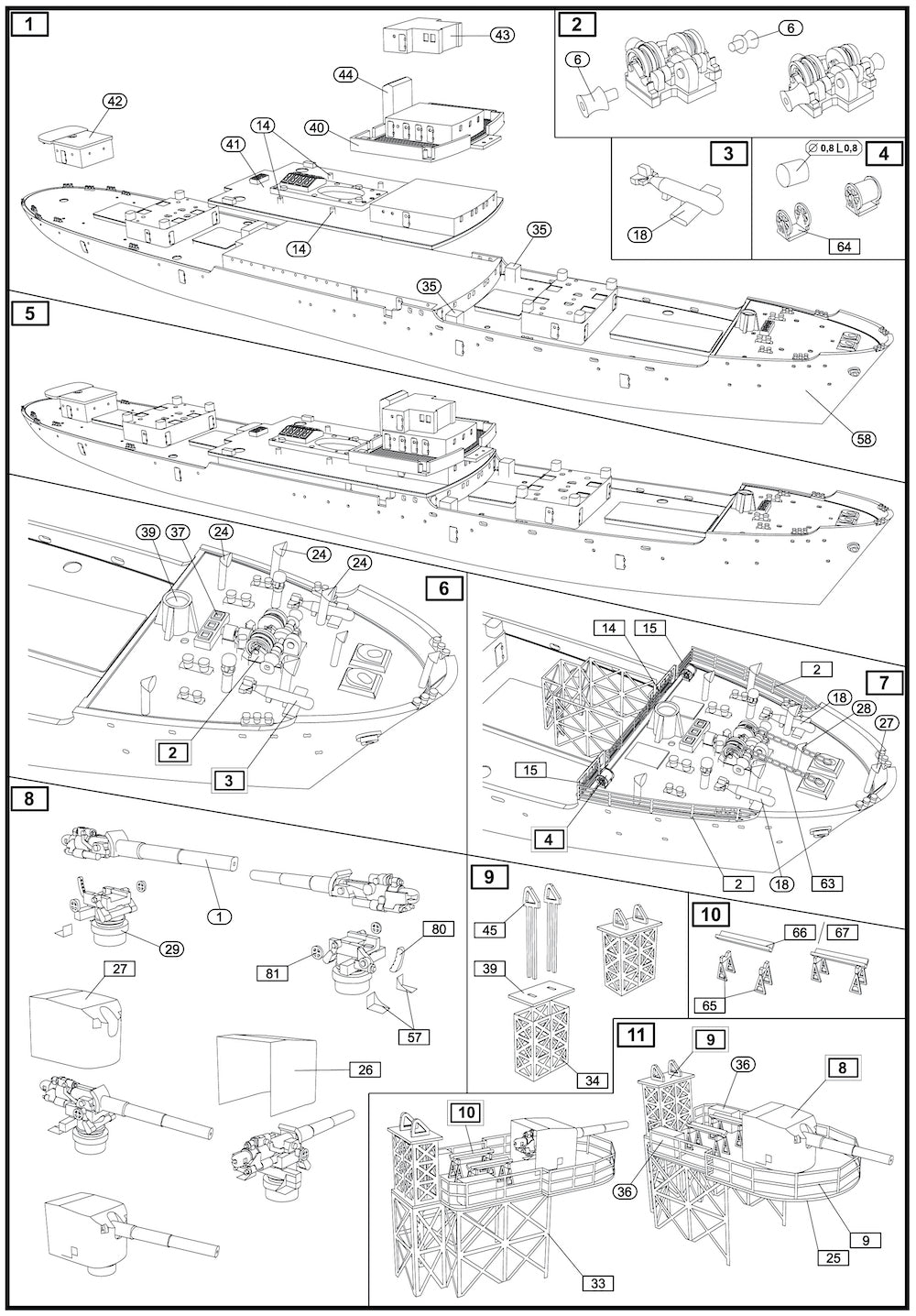 AJM Models AJM700-035 1:700 Charles Plumier French Auxiliary Cruiser