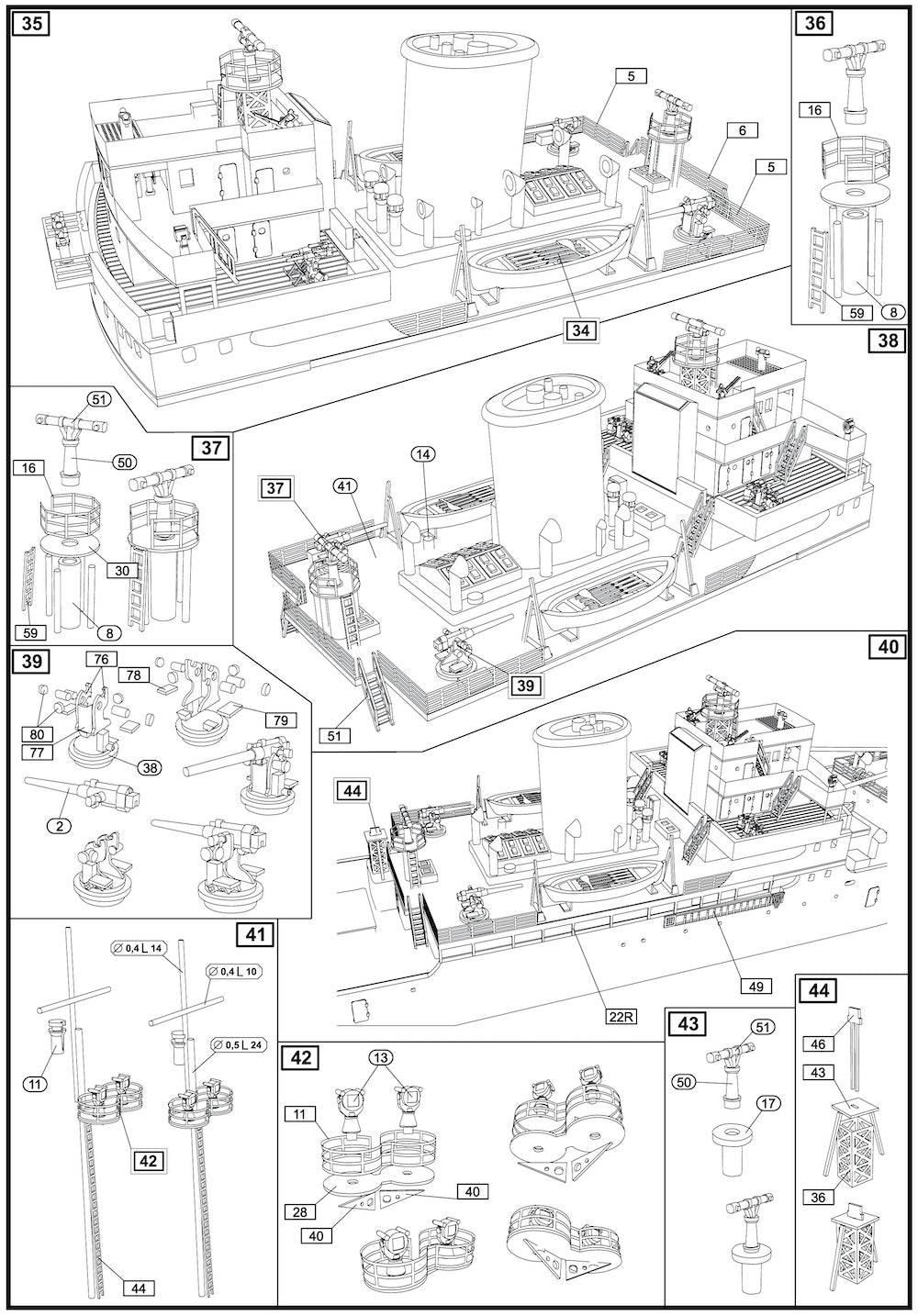 AJM Models AJM700-035 1:700 Charles Plumier French Auxiliary Cruiser
