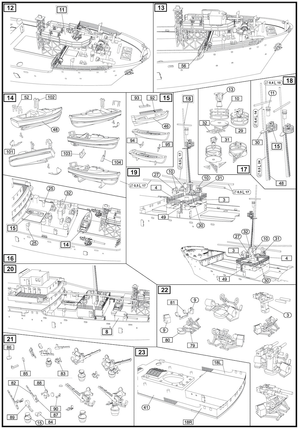 AJM Models AJM700-036 1:700 Victor Schoelcher French auxiliary cruiser