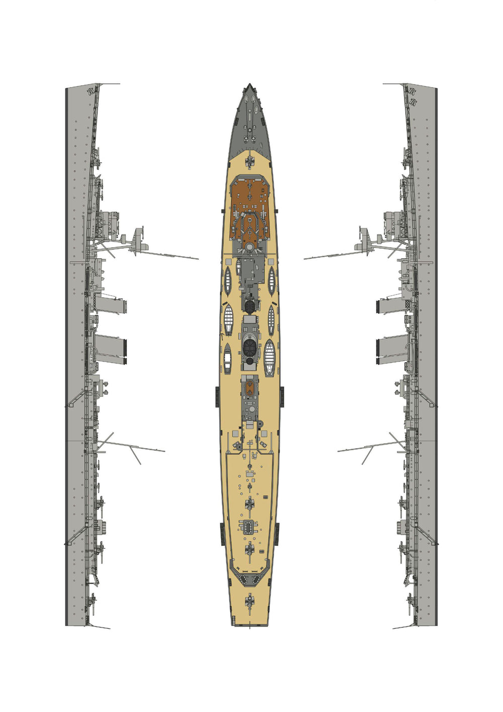 AJM Models AJM700-044 1:700 H.M.S