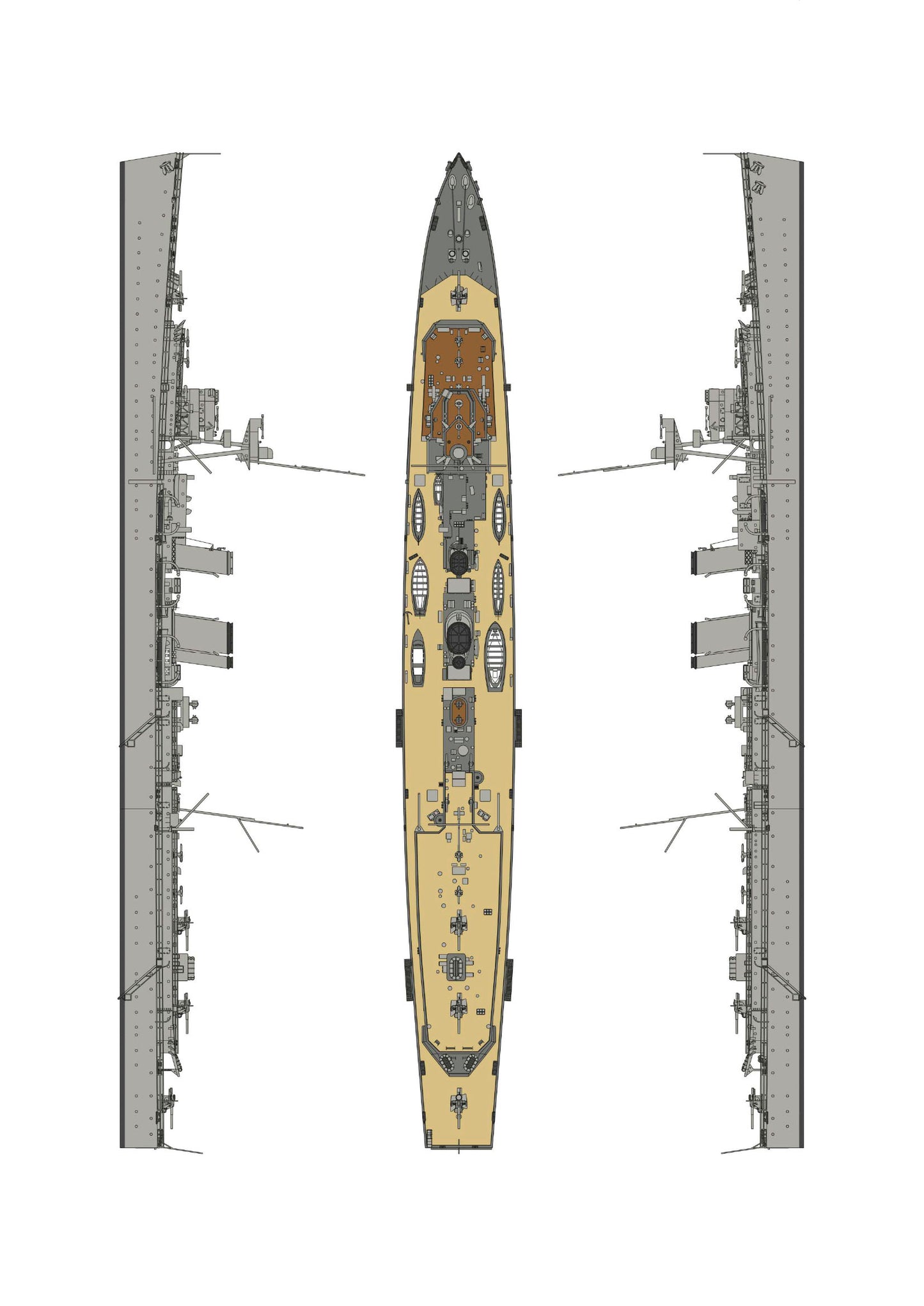 AJM Models AJM700-044 1:700 H.M.S