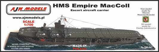 AJM Models AJM700-047 1:700 HMS Empire MacColl escort carrier