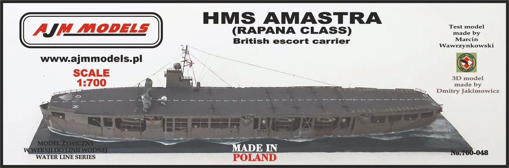 AJM Models AJM700-048 1:700 HMS Amastra