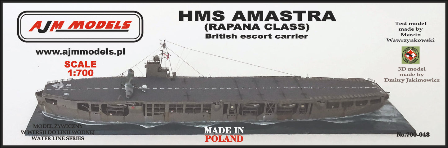 AJM Models AJM700-048 1:700 HMS Amastra