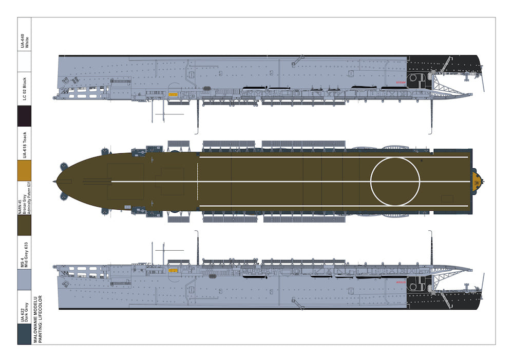 AJM Models AJM700-043 1:700 H.M.S