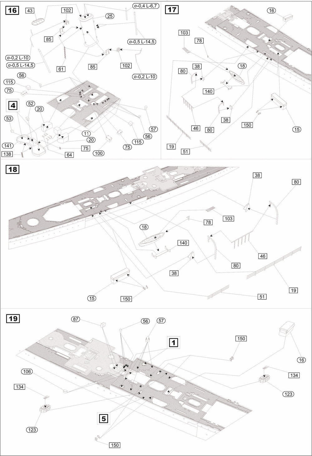 AJM Models AJM700-050 1:700 H.M.S