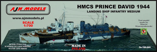 AJM Models AJM700-039 1:700 HMCS Prince David LSIM