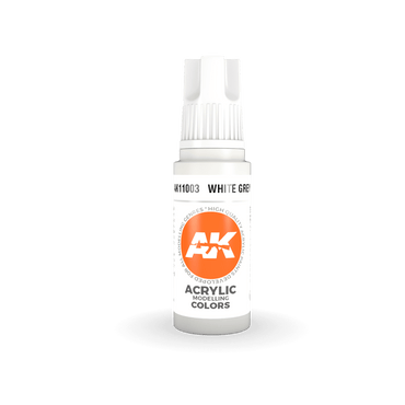 AK Interactive 11003 White Grey 17ml 3rd Gen. Acrylic Model Paint