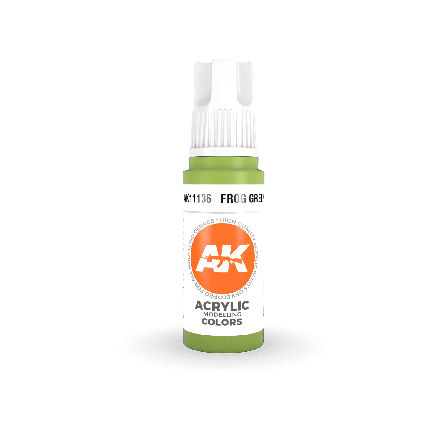 AK Interactive 11136 Frog Green 17ml 3rd Gen. Acrylic Model Paint