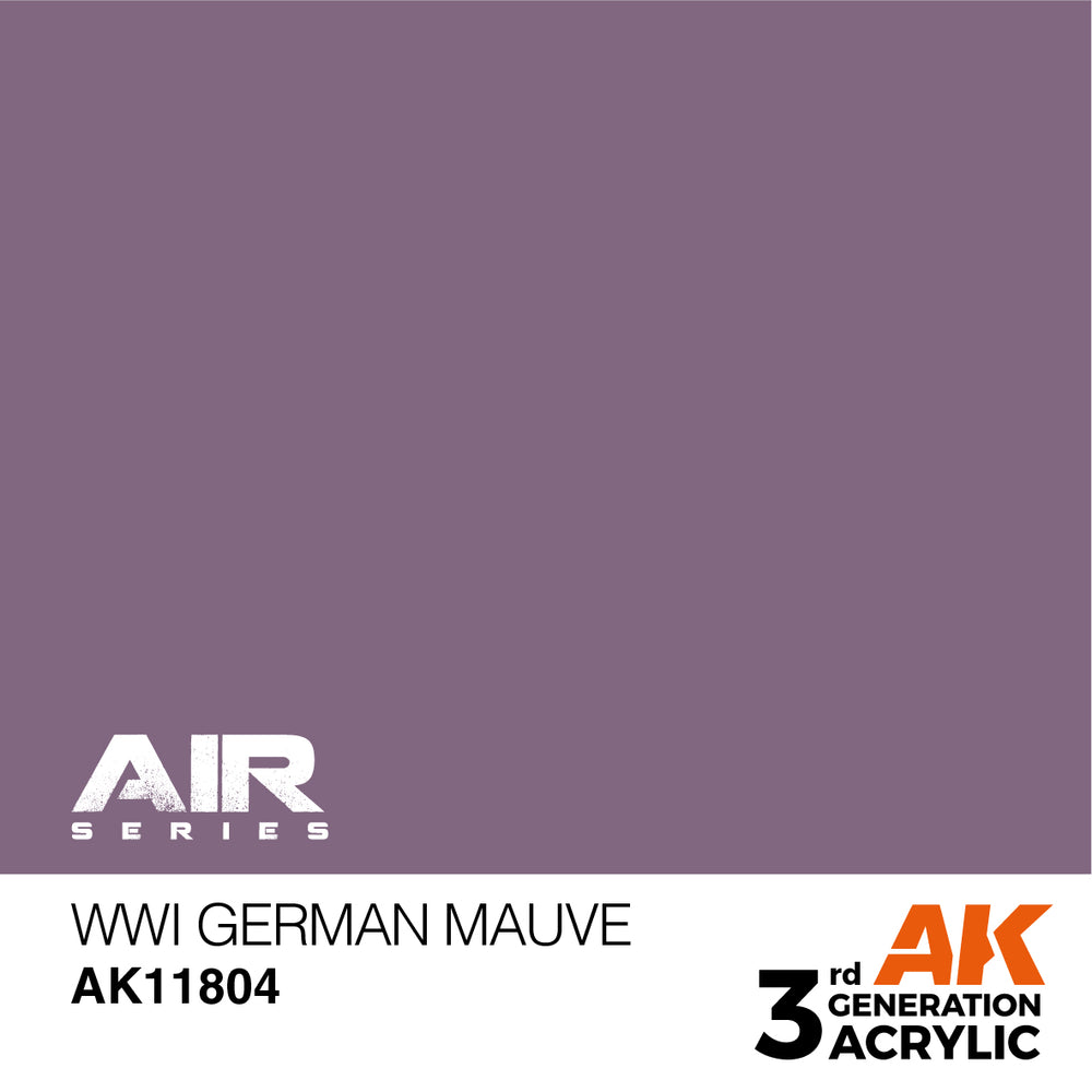 AK Interactive 11804 WWI German Mauve 17ml AIR 3G Acrylic Model Paint