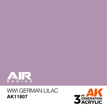 AK Interactive 11807 WWI German Lilac 17ml AIR 3G Acrylic Model Paint