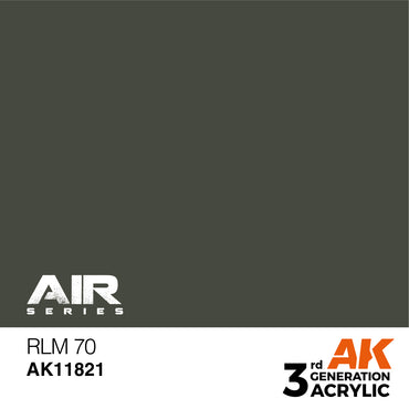 AK Interactive 11821 RLM 70 17ml AIR 3G Acrylic Model Paint