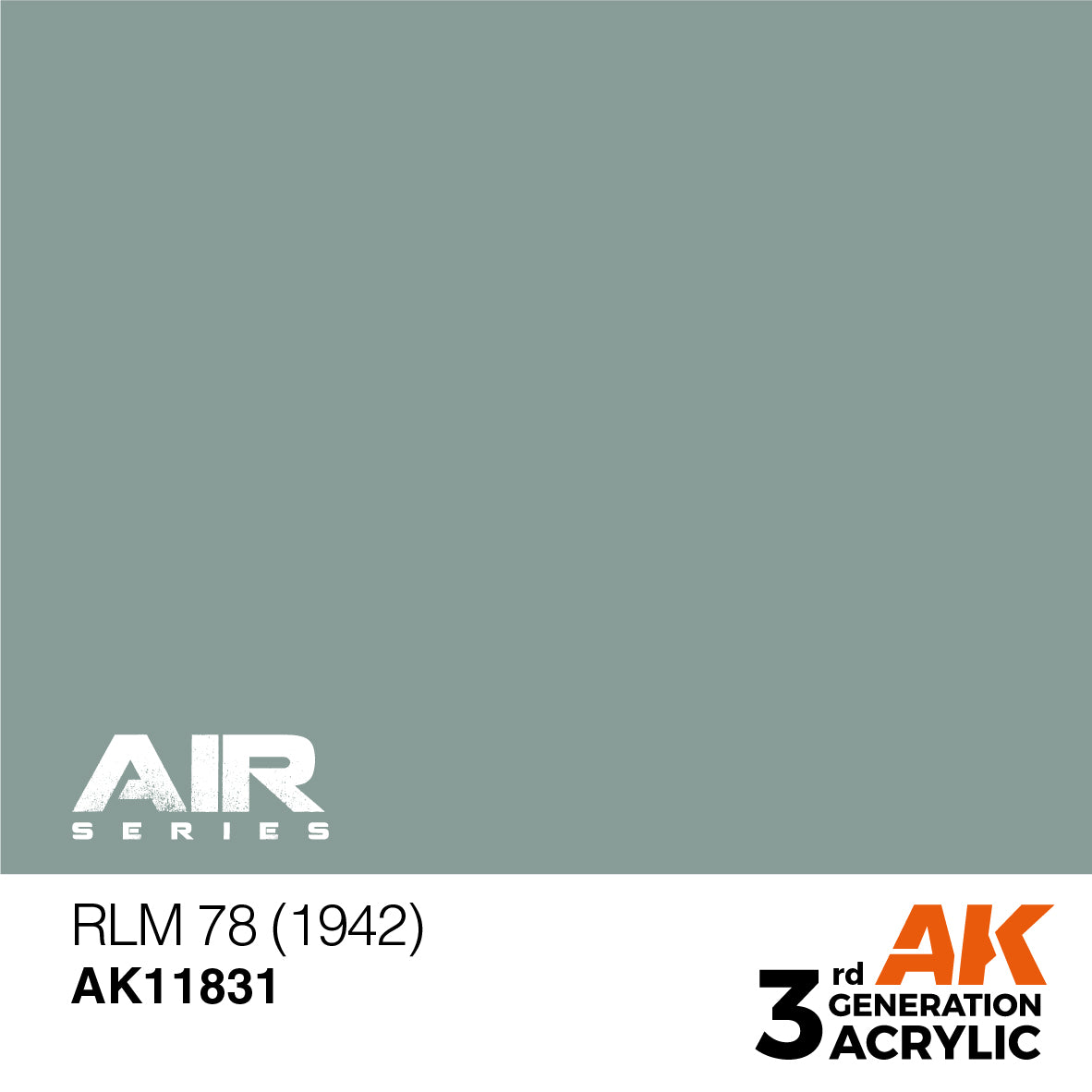 AK Interactive 11831 RLM 78 (1942) 17ml AIR 3G Acrylic Model Paint