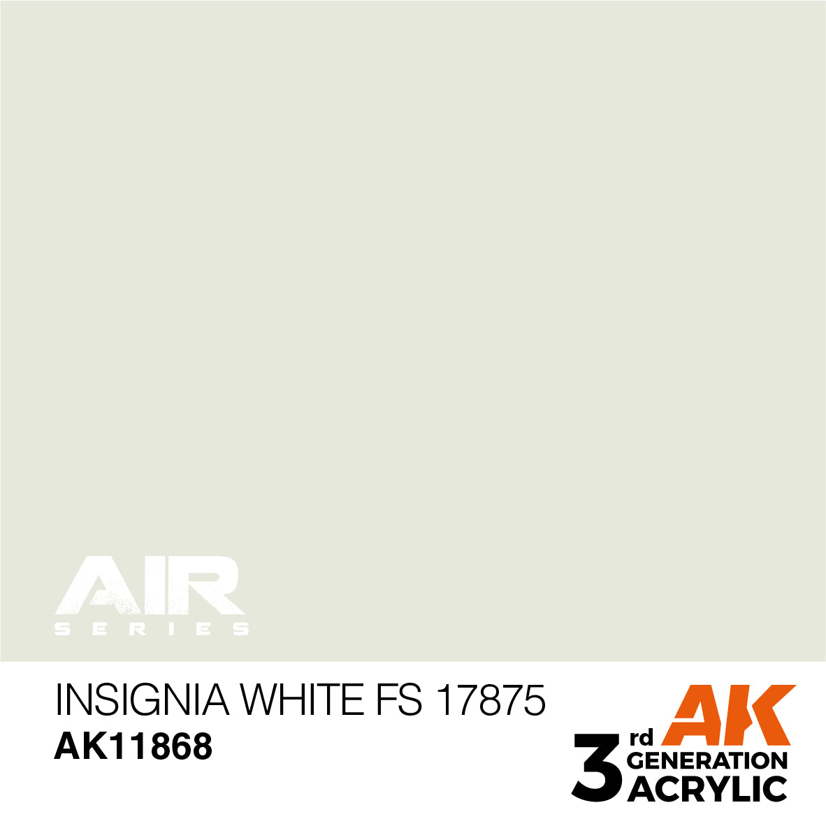 AK Interactive 11868 Insignia White FS 17875 17ml AIR 3G Acrylic Model Paint