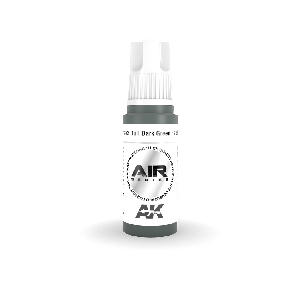 AK Interactive 11873 Dull Dark Green FS 34092 17ml AIR 3G Acrylic Model Paint