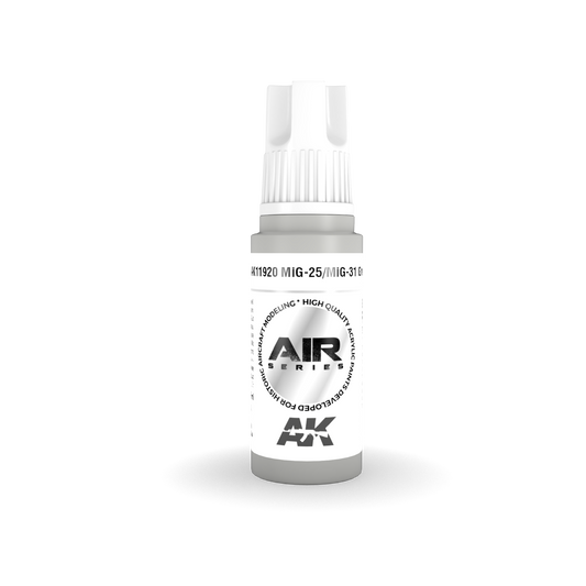 AK Interactive 11920 MiG-25/MiG-31 Grey 17ml AIR 3G Acrylic Model Paint