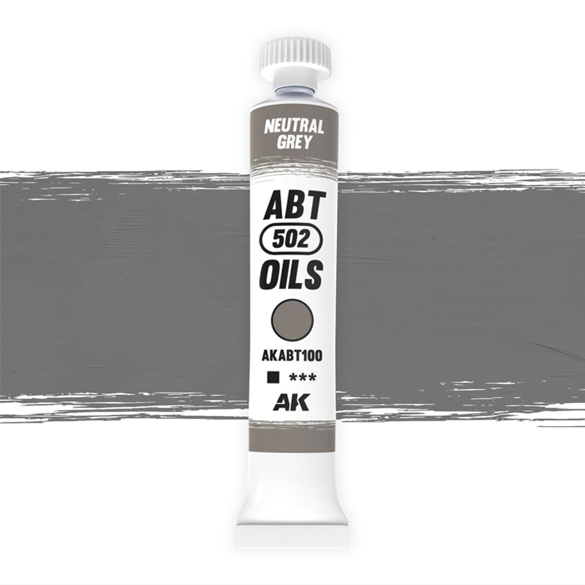Abteilung 502 Neutral Grey 20ml Oil Paint ABT100