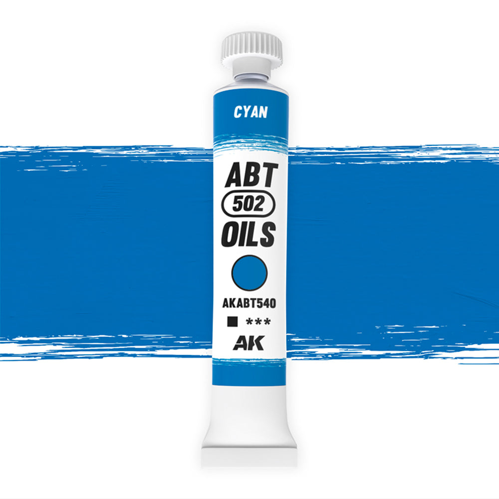 Abteilung 502 Cyan 20ml Oil Paint ABT540