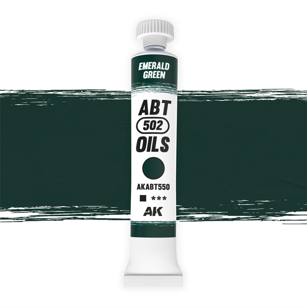 Abteilung 502 Emerald Green 20ml Oil Paint ABT550
