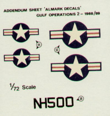 Almark AKC14 1:72 Grumman A-6E/KA-6D VA-95 Iranian Kill Markings