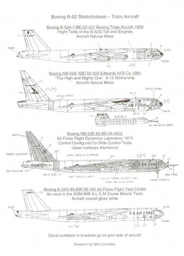 Almark AKS17 1:72 Boeing B-52 Stratofortress Trials Aircraft