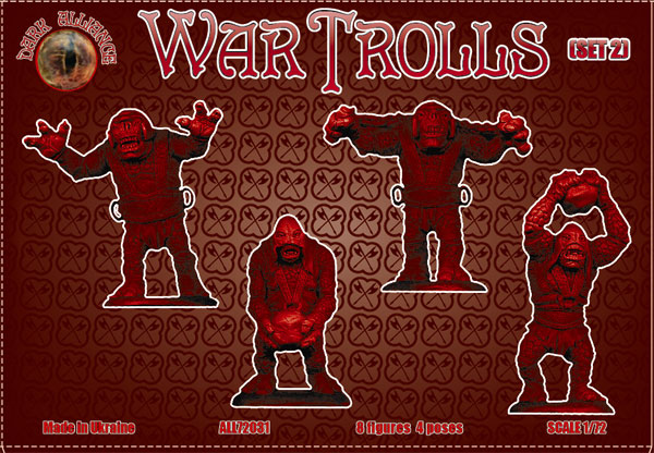 Dark Alliance ALL72031 1:72 War Trolls Set 2