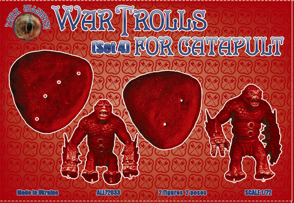 Dark Alliance ALL72033 1:72 War Trolls for catapult Set 4
