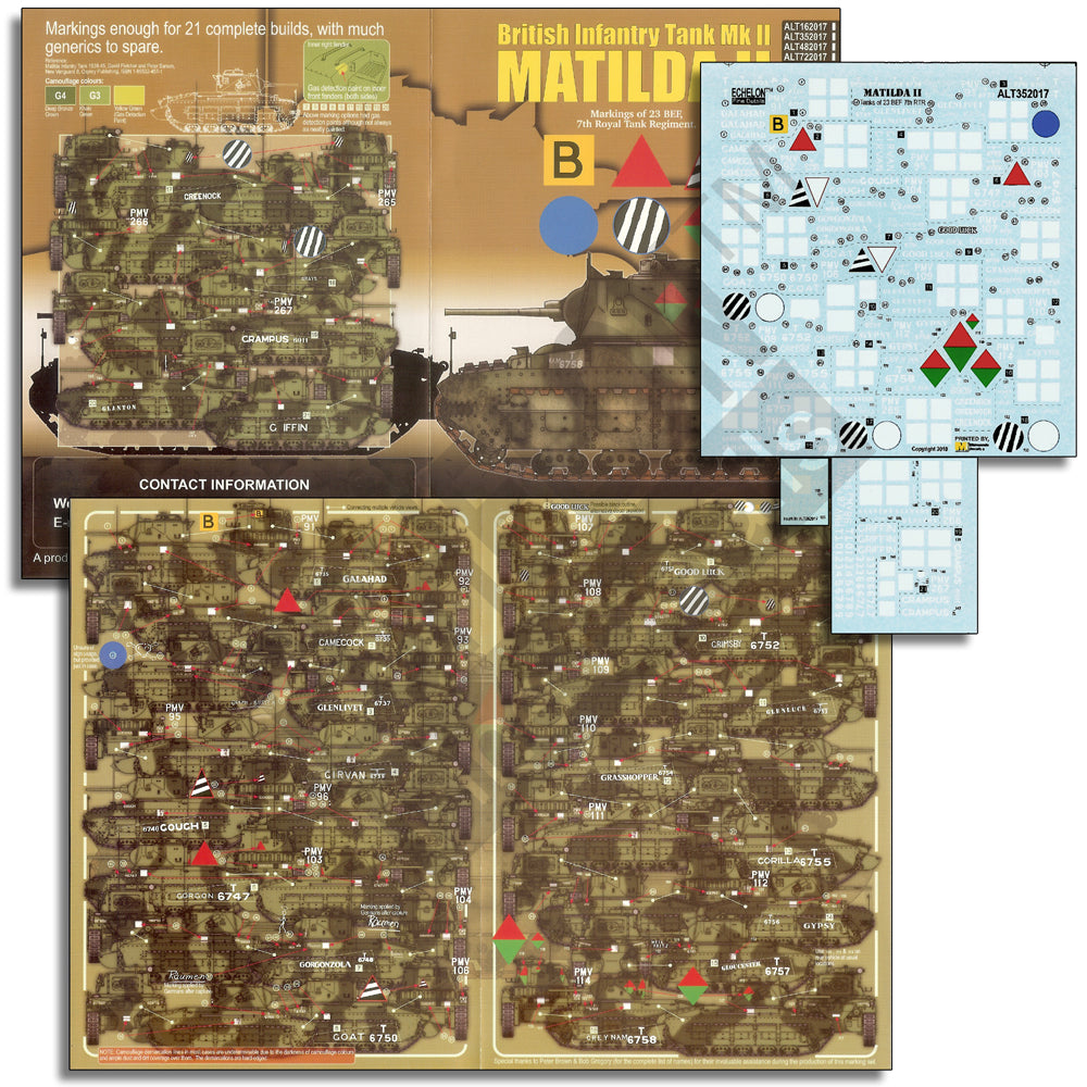 Echelon FD ALT352017 1:35 British Expeditionary Forces Matilda Mk.II