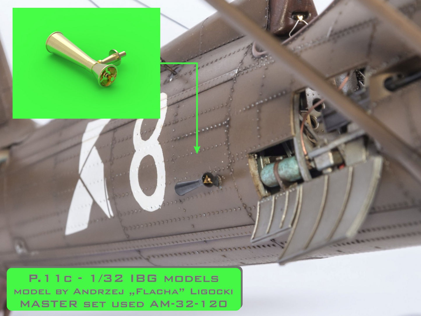 Master AM-32-120 1:32 PZL P.11c