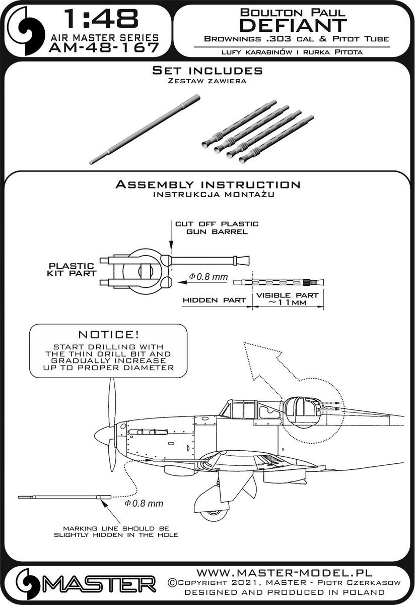 Master AM-48-167 1:48 Boulton-Paul Defiant
