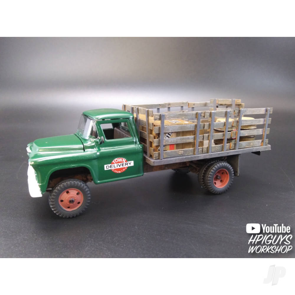 Atlantis Models 1:48 1955 Chevy Stake Truck with Glass CH1401