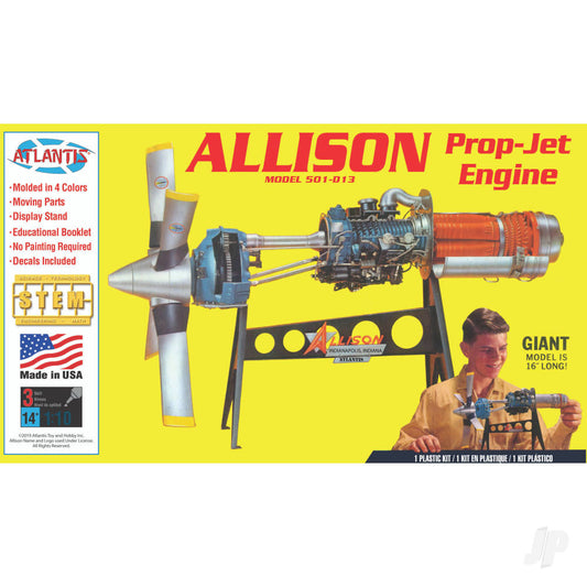 Atlantis Models 1:10 Allison Prop Jet 501-D13 Engine CH1551